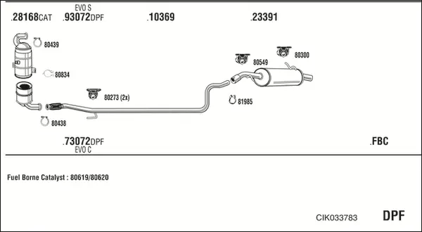 Изпускателна система WALKER              