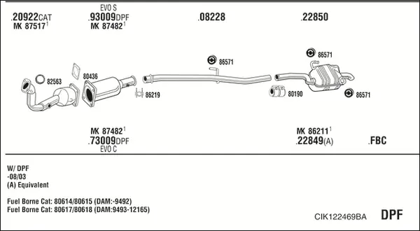 Изпускателна система WALKER              