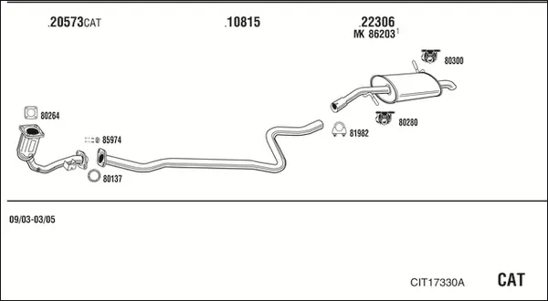 Изпускателна система WALKER              