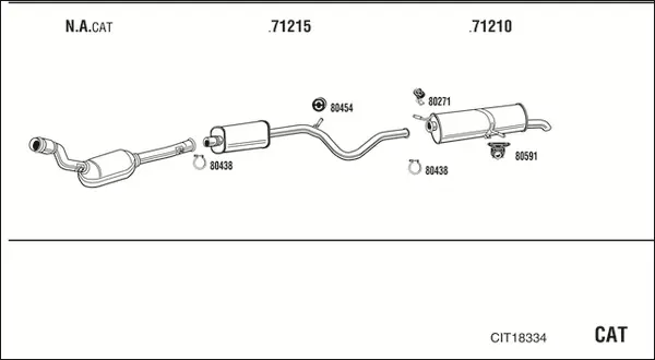 Изпускателна система WALKER              