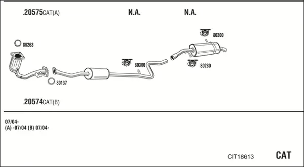 Изпускателна система WALKER              