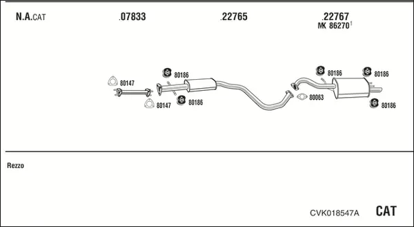 Изпускателна система WALKER              