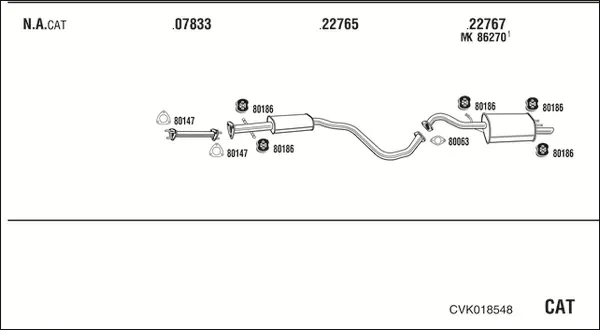 Изпускателна система WALKER              