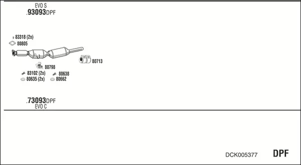 Изпускателна система WALKER              