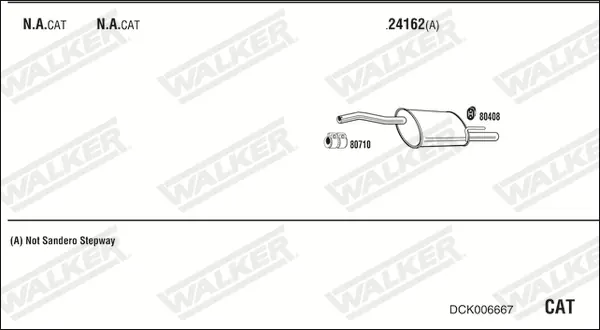 Изпускателна система WALKER              