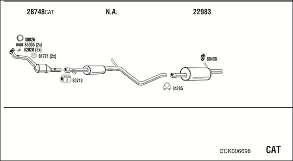 Изпускателна система WALKER              