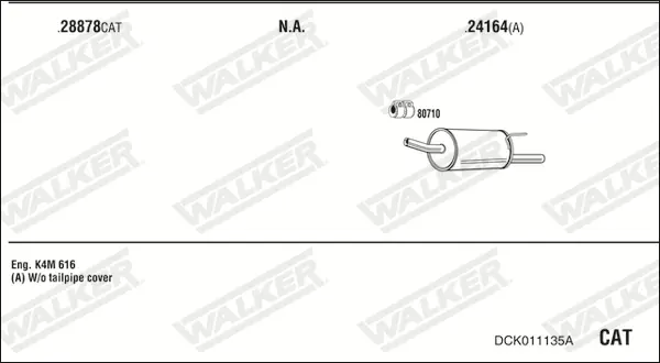 Изпускателна система WALKER              