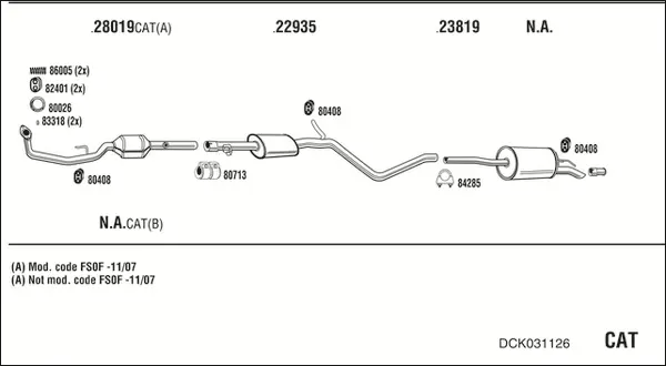 Изпускателна система WALKER              