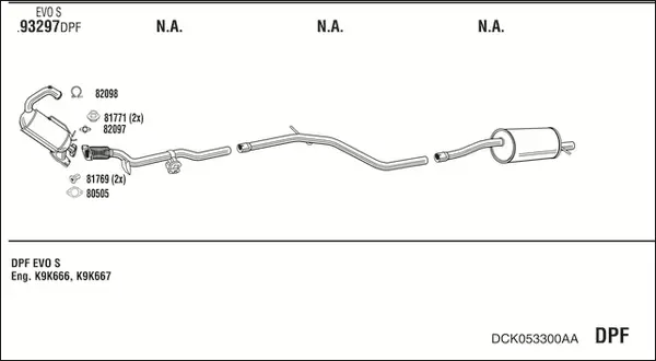 Изпускателна система WALKER              