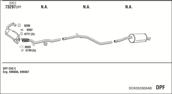 Изпускателна система WALKER              