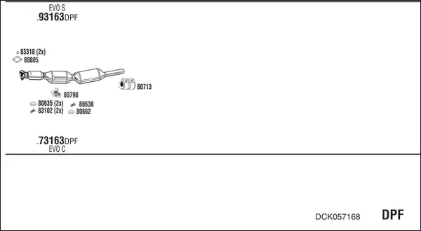 Изпускателна система WALKER              