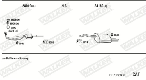 Изпускателна система WALKER              