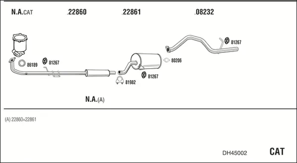 Изпускателна система WALKER              