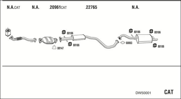 Изпускателна система WALKER              