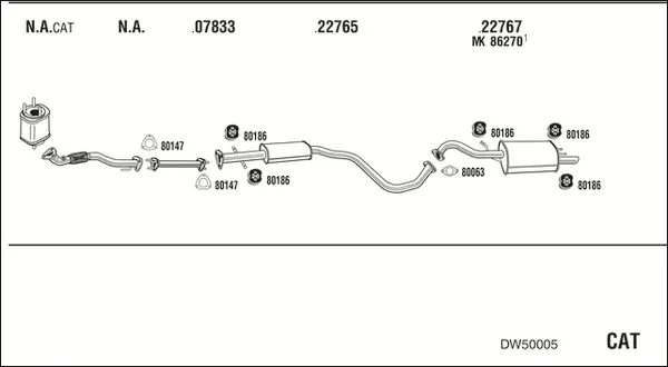 Изпускателна система WALKER              