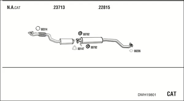 Изпускателна система WALKER              