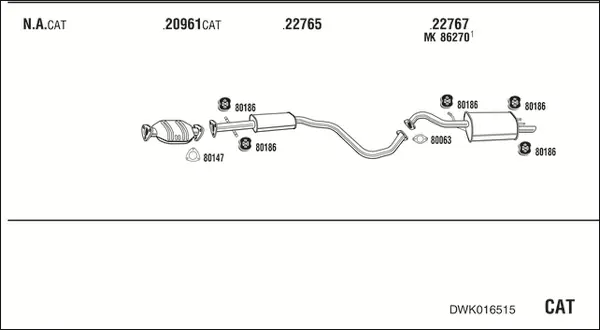 Изпускателна система WALKER              