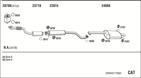 Изпускателна система WALKER              