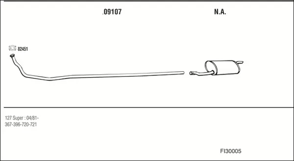 Изпускателна система WALKER              