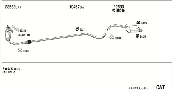 Изпускателна система WALKER              