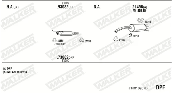 Изпускателна система WALKER              
