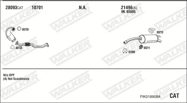 Изпускателна система WALKER              