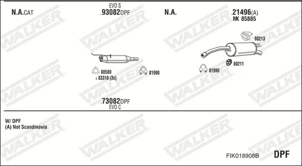 Изпускателна система WALKER              
