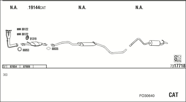 Изпускателна система WALKER              