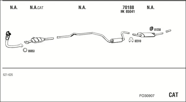 Изпускателна система WALKER              
