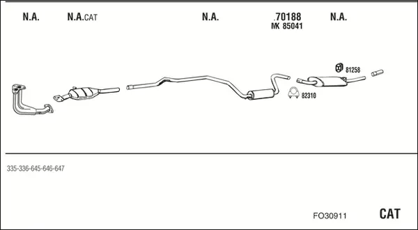 Изпускателна система WALKER              