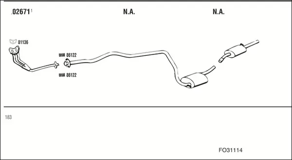 Изпускателна система WALKER              