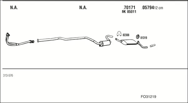 Изпускателна система WALKER              