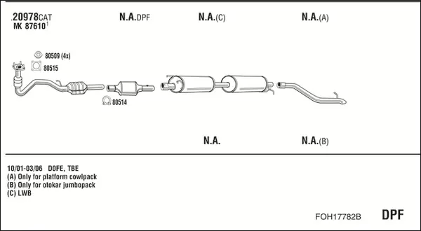 Изпускателна система WALKER              