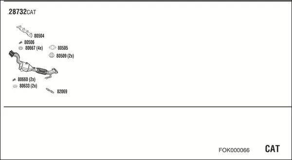 Изпускателна система WALKER              