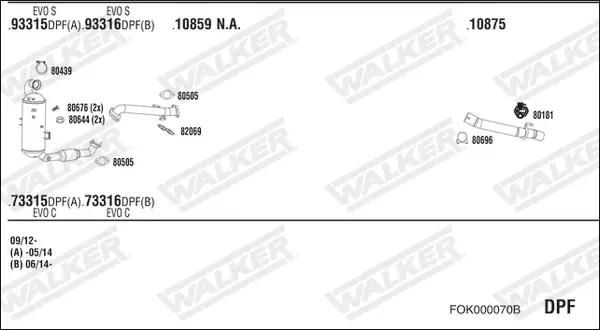 Изпускателна система WALKER              