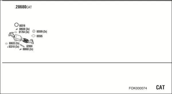 Изпускателна система WALKER              