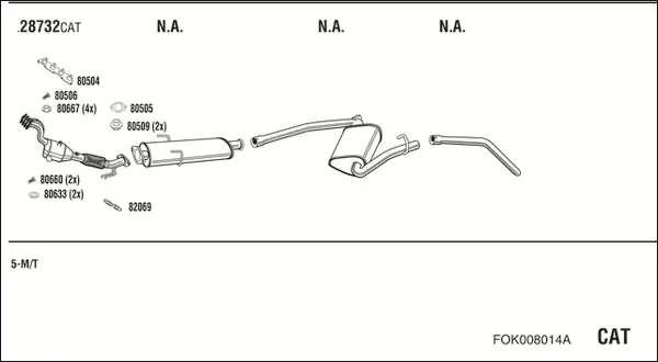 Изпускателна система WALKER              