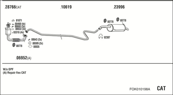 Изпускателна система WALKER              
