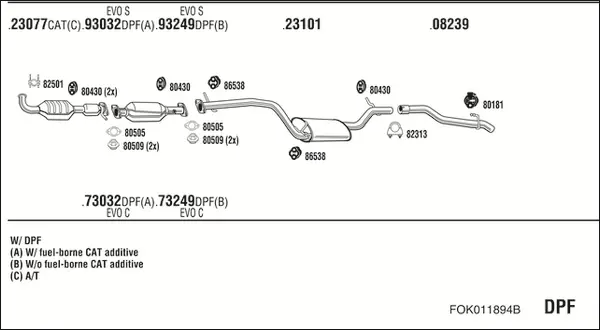 Изпускателна система WALKER              