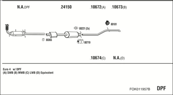 Изпускателна система WALKER              