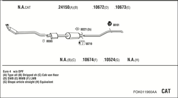 Изпускателна система WALKER              