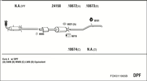 Изпускателна система WALKER              