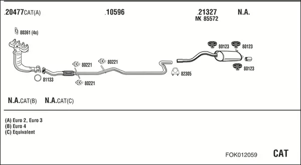 Изпускателна система WALKER              