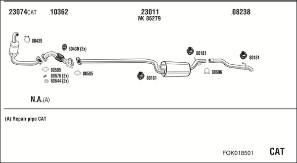 Изпускателна система WALKER              