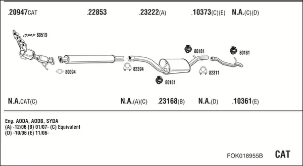 Изпускателна система WALKER              