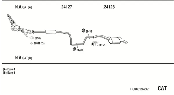 Изпускателна система WALKER              