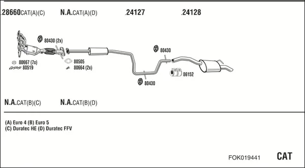 Изпускателна система WALKER              