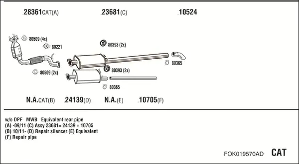 Изпускателна система WALKER              