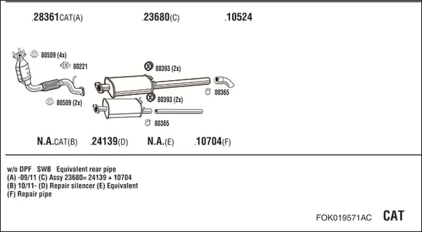Изпускателна система WALKER              