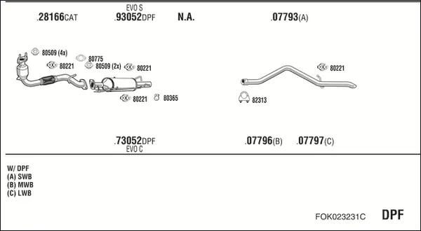 Изпускателна система WALKER              